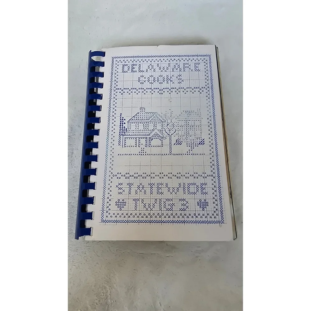 Vintage Delaware Ohio Community Cookbook Lot St Marys Church Statewide Twig 3